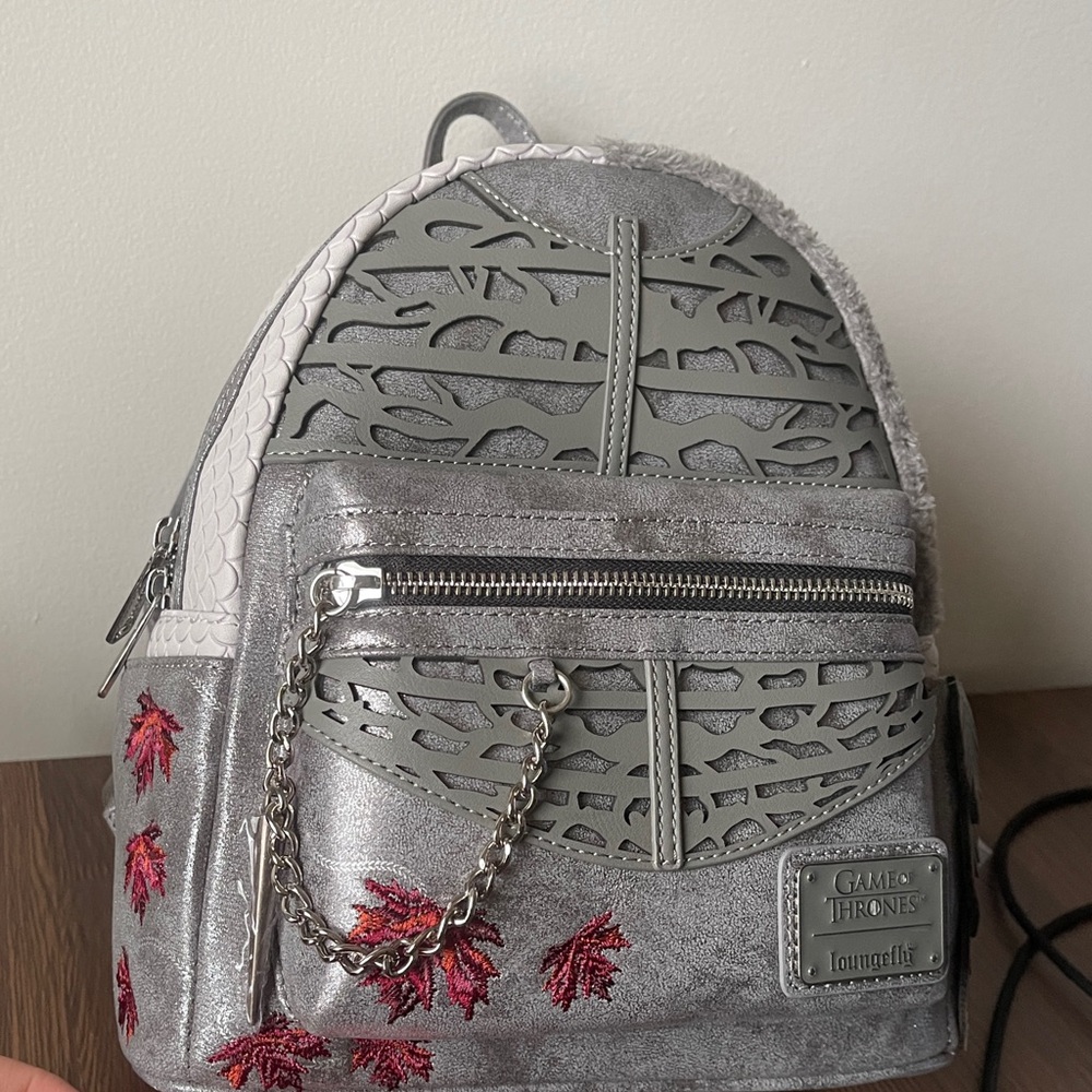 Game of Thrones Sansa Stark Queen In The North Loungefly Backpack Bag NWT